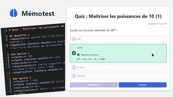 Illustration de Mémotest