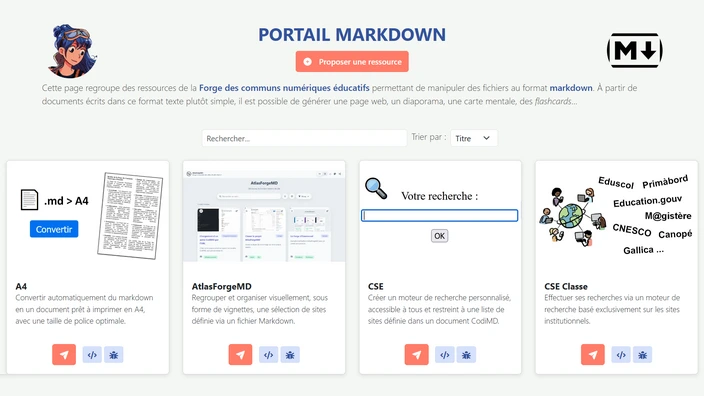 Illustration de Portail Markdown